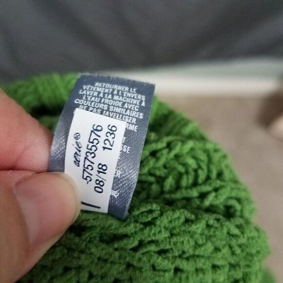Aerie XS Green Chenille Turtleneck Sweater Fuzzy Cozy Spring Green Sweater XS - Picture 12 of 13